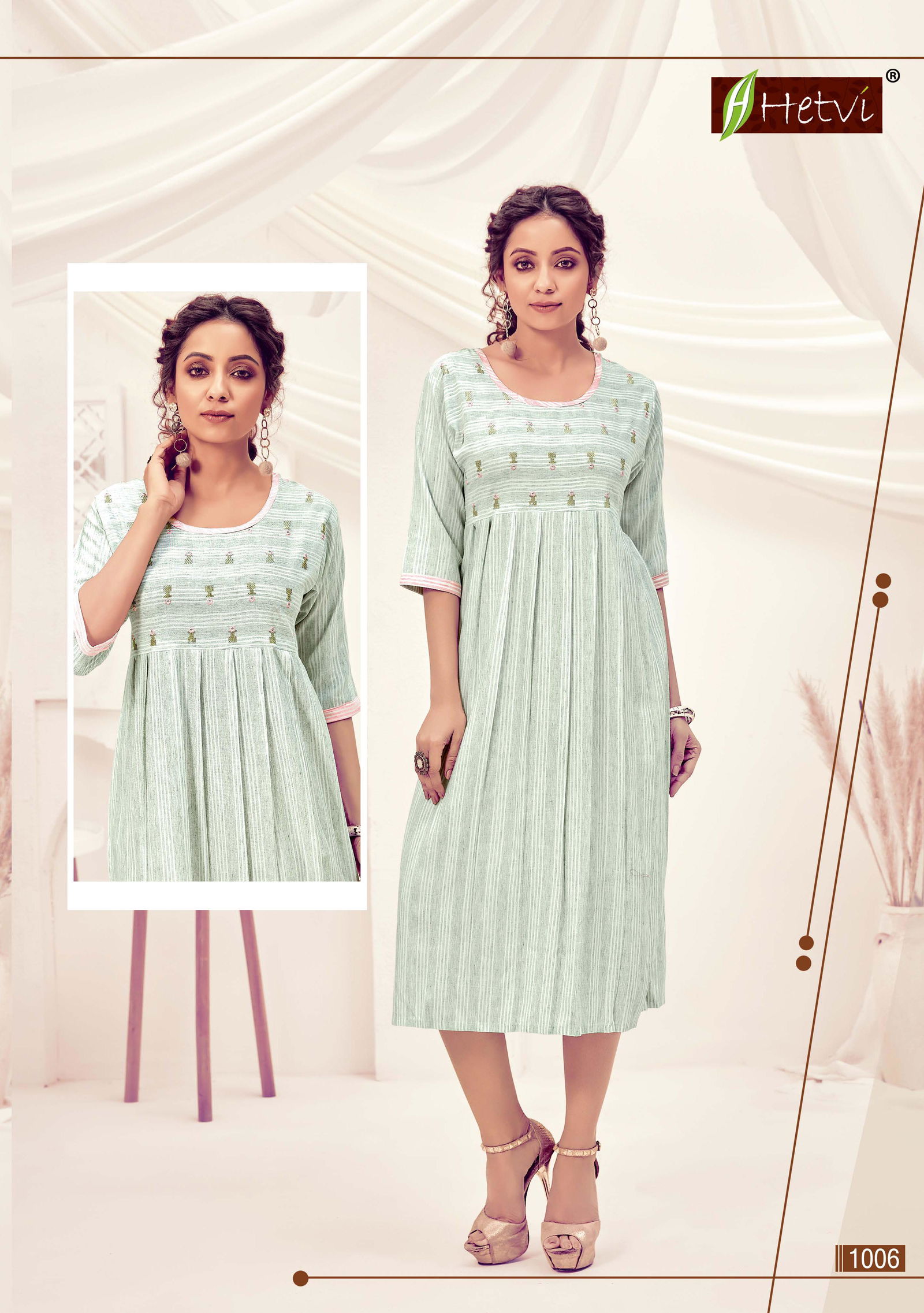Hetvi Silent Latest Ethic Wear Rayon Designer Anarkali Kurti Collection
