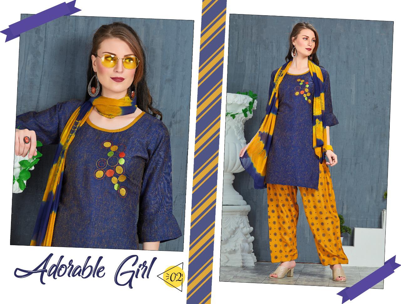 Trendy Florence New Collection Daily Wear Readymade Cotton Rayon Salwar Kameez Collection