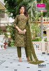 Mishri Vol 1 By Diya Trends Vertican Surat Kurti With Bottom Dupatta Wholesale Market

