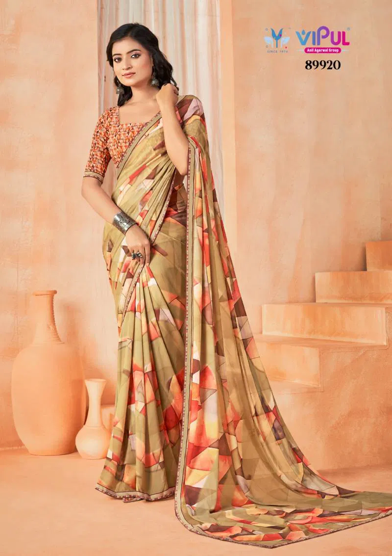 Aardhya Vol 2 By Vipul Weight Less Printed Fancy Saree Wholesalers In Delhi