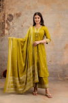Naisha K 88 Cotton Fancy Neck Readymade Suits Wholesale In India