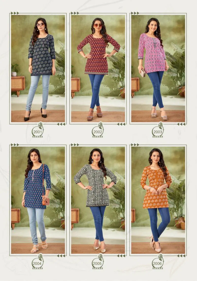 Khushi Vol 2 By Miss World Cotton Short Tops Wholesalers In Delhi
