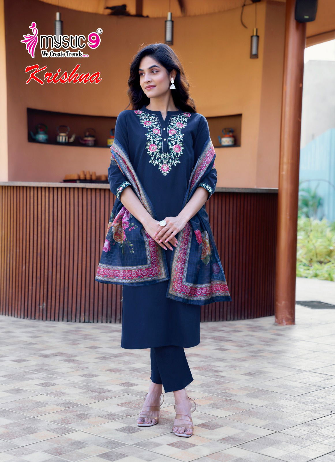 Krishna Vol 1 By Mystic 9 Cotton Flex Kurti With Bottom Dupatta Orders In India
