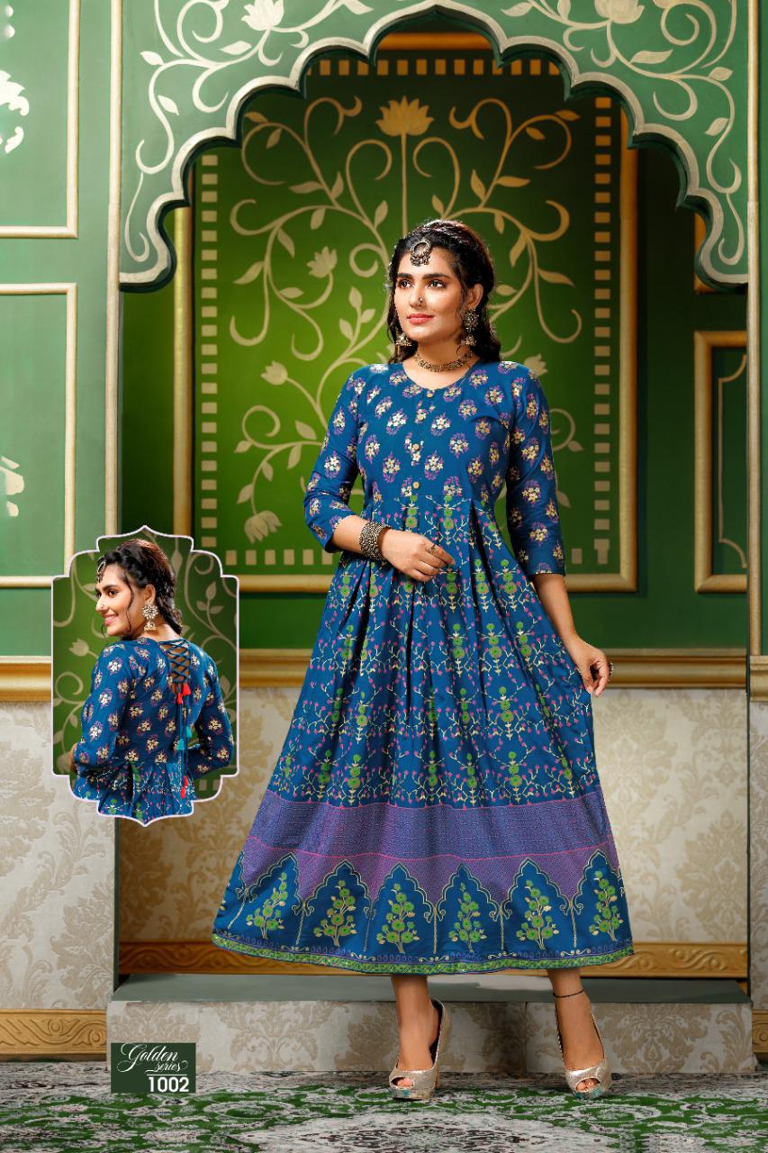 Fashion Talk Golden Series Gorgeous Designer Kurtis Collection
