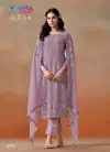 Alitaa By Vipul Crinkle Chiffon Embroidery Designer Salwar Suits Exporters In India