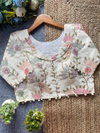 Fab Khadi Color Vol 1 Embroidered Khadi Blouse Suppliers In India