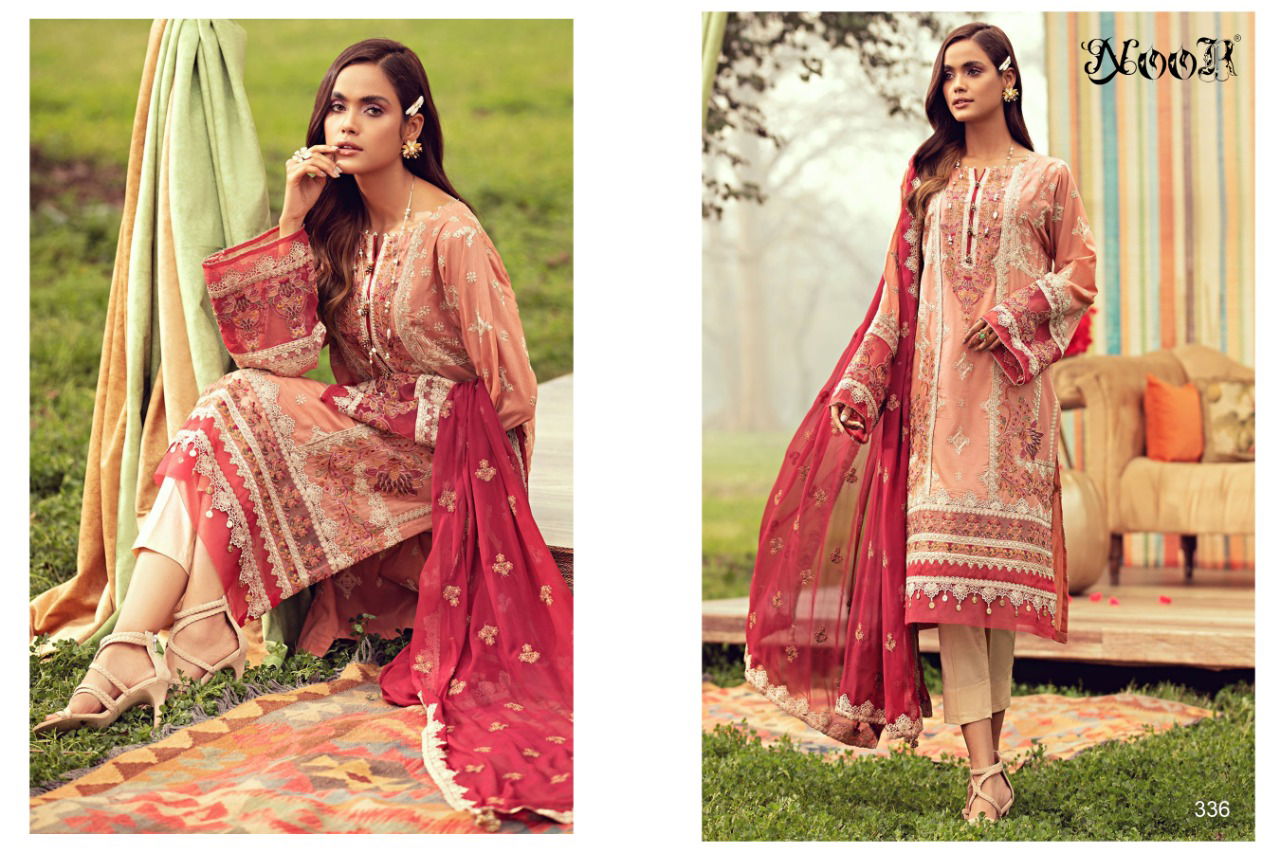 Noor Motifz Latest Fancy Designer Festive Wear Pure Cotton Pakistani Salwar Kameez Collection
