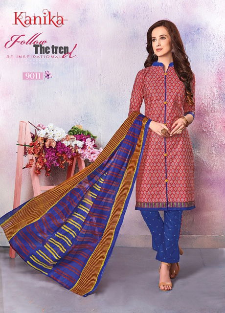 Ganesha Kanika 9 Latest Designer Daily Wear Pure Cotton Dress Material 