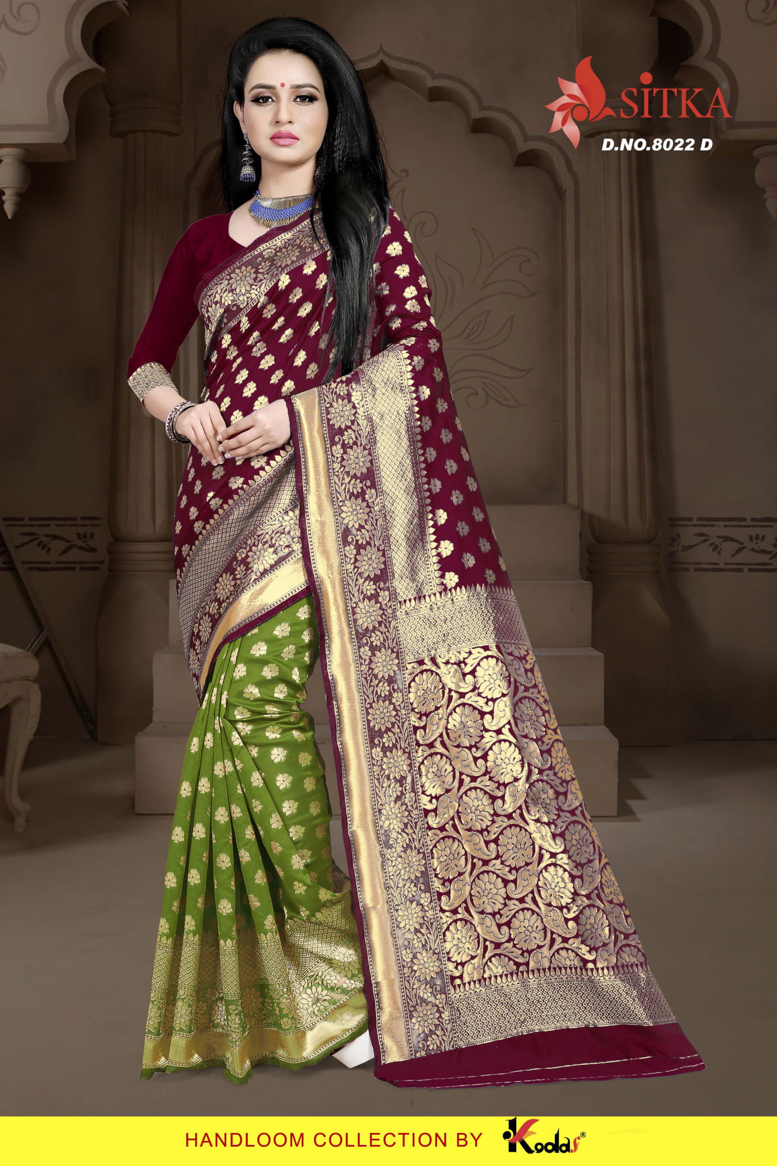 Taal 8022 Festival Wear Exclusive Designer Cotton Silk Saree Collection