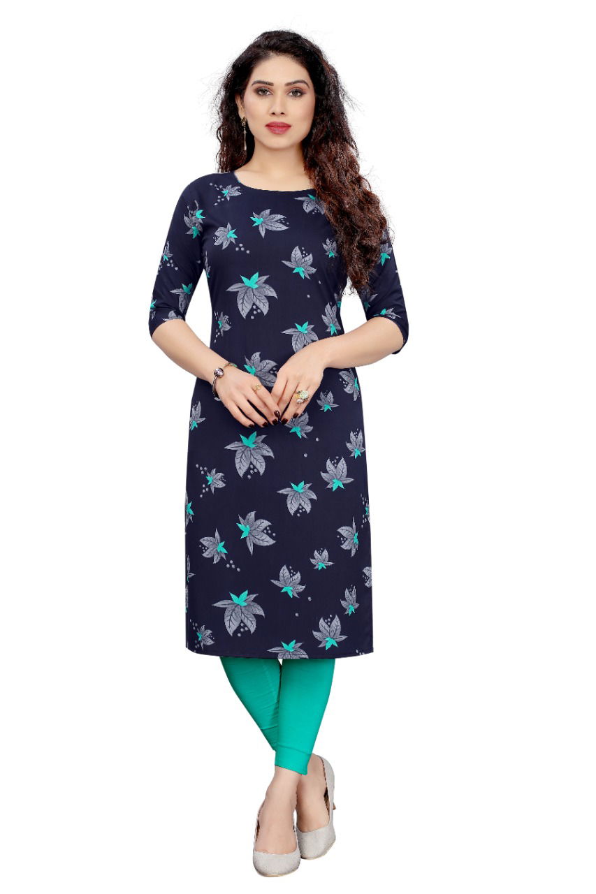 D 31 Daily Wear Crepe Printed  Kurtis Catalog

