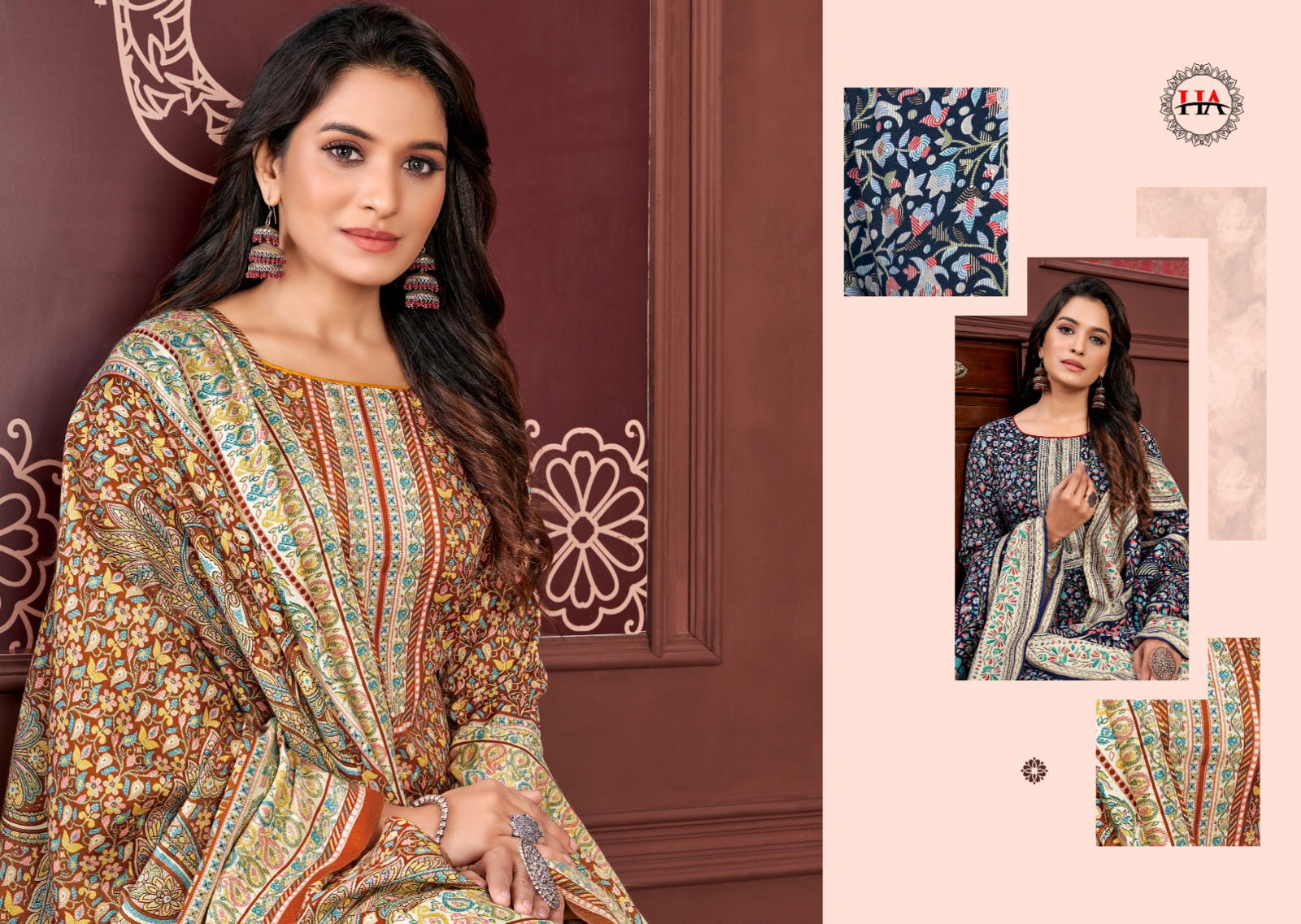 Masoom By Alok Suits Printed Pashmina Dress Material Catalog