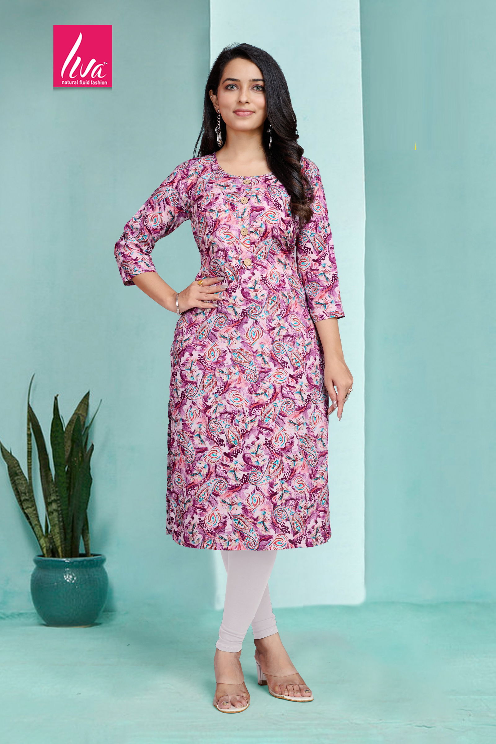 1 Selvi Ultra Premium Rayon Foil Printed Kurti Wholesale Market In Surat