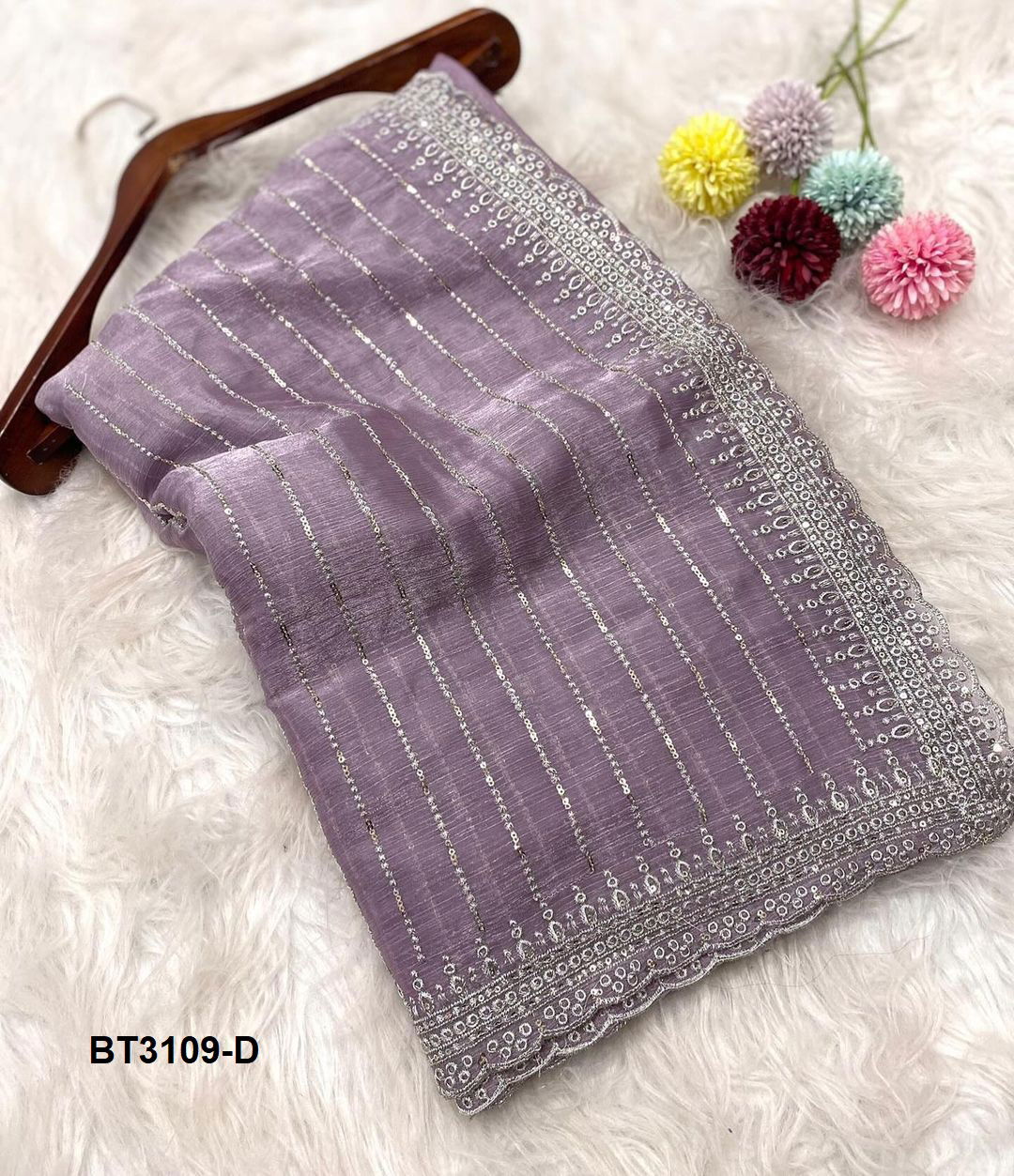 BT 3109 Colours Pure Soft Zimmy Choo Silk Saree Exporters In India