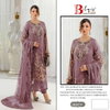 Bilqis B 217 A To D Faux Georgette Pakistani Salwar Suits Wholesale Online