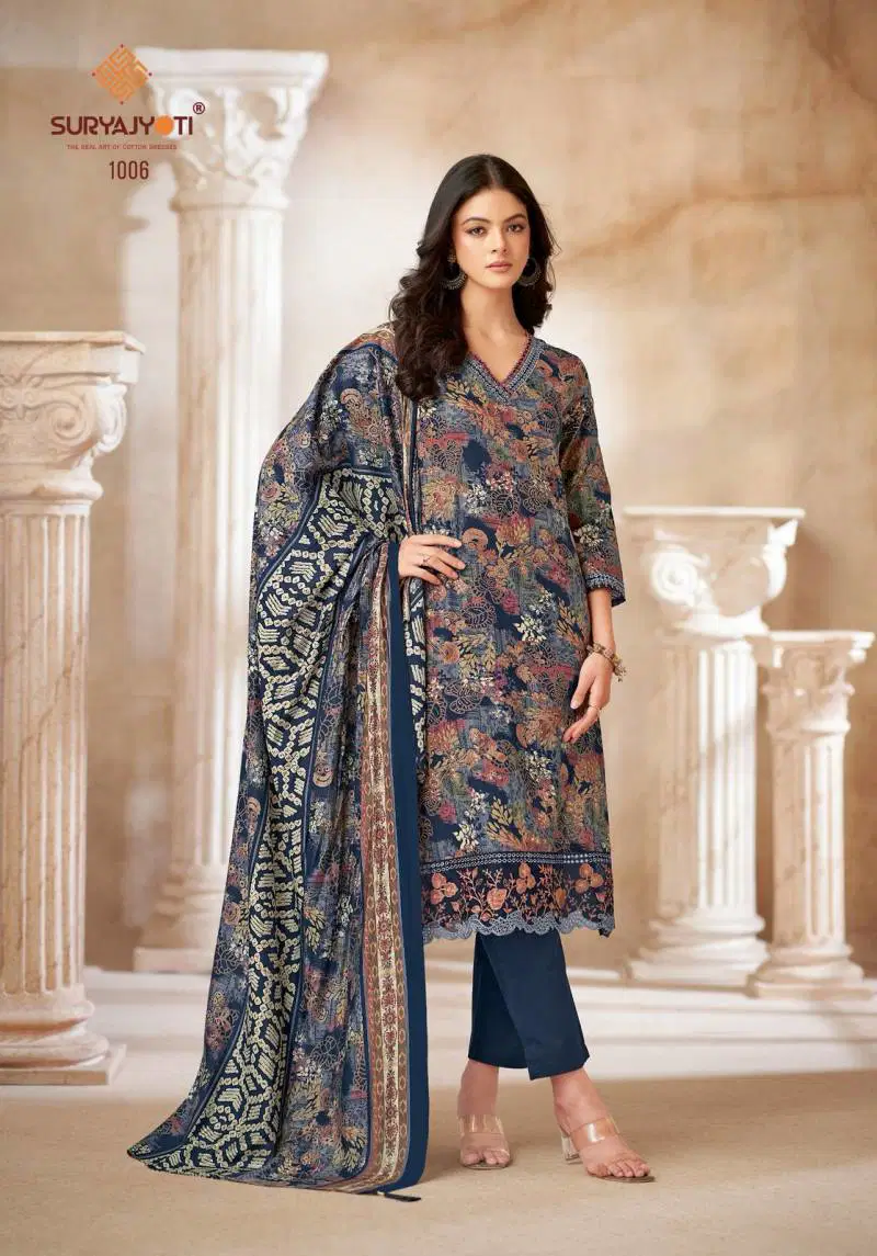 Pariza Advance Vol 1 By Suryajyoti Cotton Readymade Suits Suppliers In Mumbai