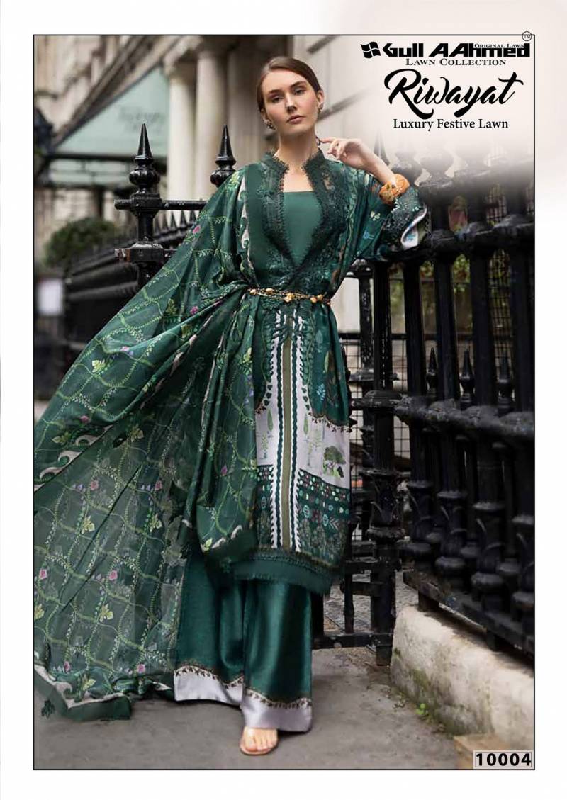 Riwayat Vol 10 By Gull A Ahmed Readymade Cotton Kurti Sets Wholesale Clothing Distributors In India