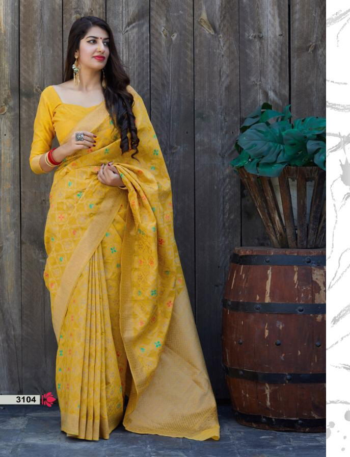 Manjubaa Mahamaya Silk Latest Designer Party Wear Silk Saree Collection 