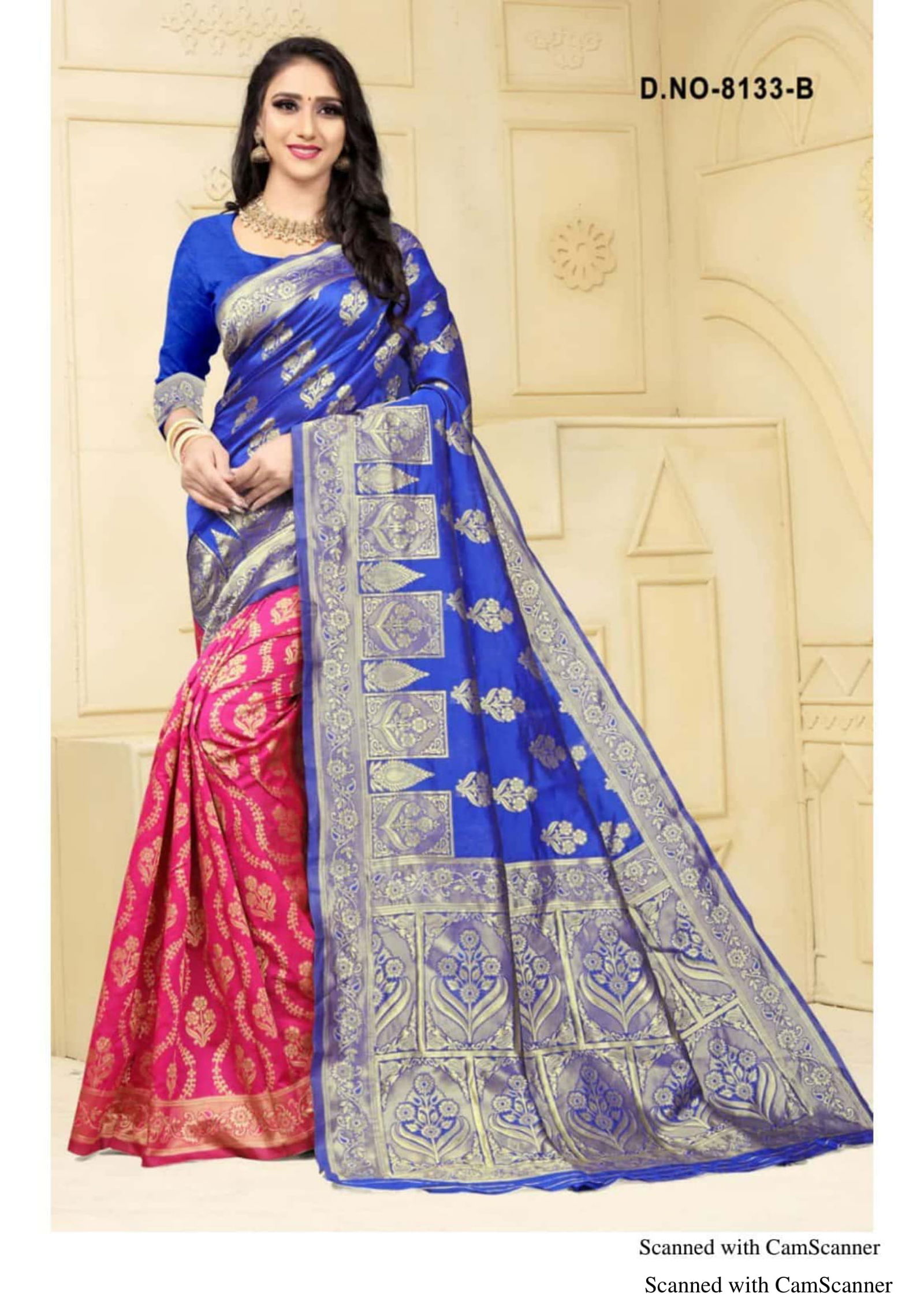 Haytee Kangan 8133 Latest Designer Party Wear Handloom Silk Fancy Saree Collection
