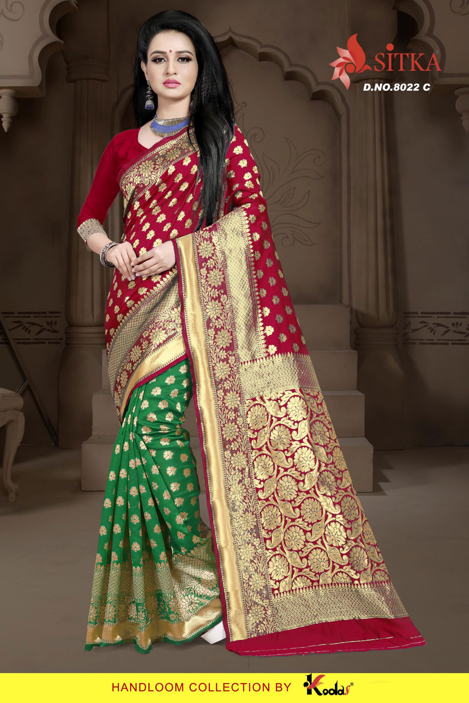 Taal 8022 Festival Wear Exclusive Designer Cotton Silk Saree Collection