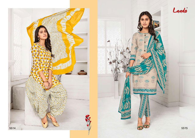 Laado Print 55 Latest Collection Of Daily Wear Printed Pure Cotton Salwar Kameez 