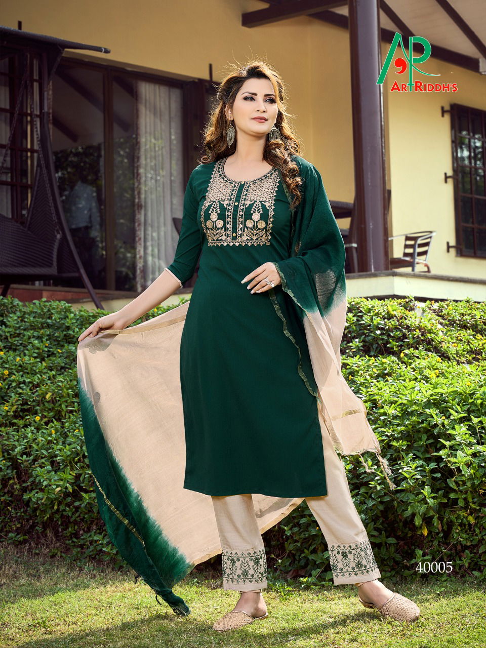 Art Sirat 3 Latest fancy Designer Heavy Festive Wear Ready Made Salwar Suit Collection
