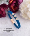 AD Diamond Rose Gold Fancy Bracelets Accessories Catalog