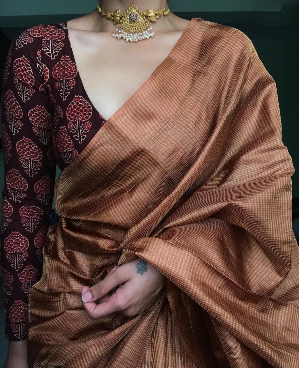 VK 4060 Printed Imported Cotton Daily Wear Sarees
