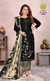 All Black Vol 30 By Jt Rayon Embroidery Dress Material Wholesale Price In Surat
