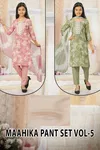 Maahika Pant Suit Vol 5 Capsule Printed Readymade Wholesale In India
