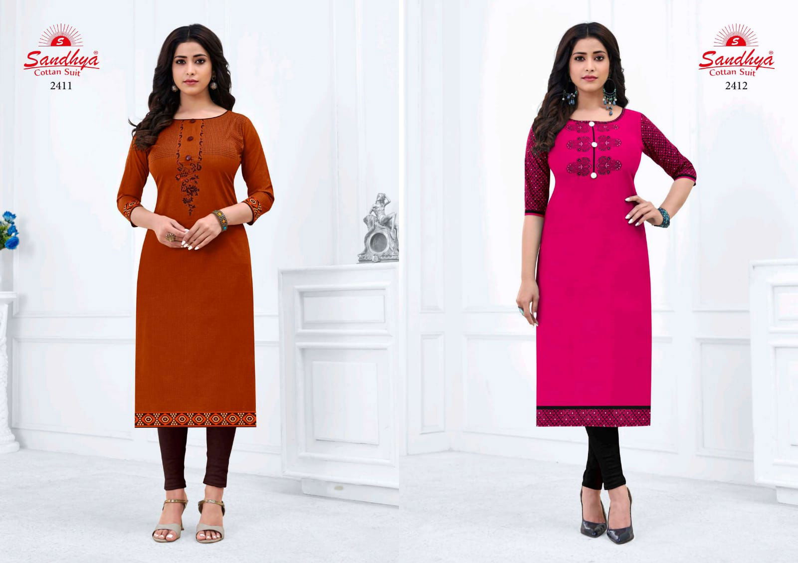 Sandhya Kalakruti 24 Fancy Ethnic Wear Printed Designer Kurti Collection