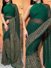 Gc Gaurvi lace Work Georgette Printed Ready To Wear Saree Wholesale Shop In Surat