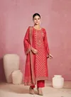 Ajrakh By Karva Designer Viscose Printed Dress Material Wholesalers In Delhi
