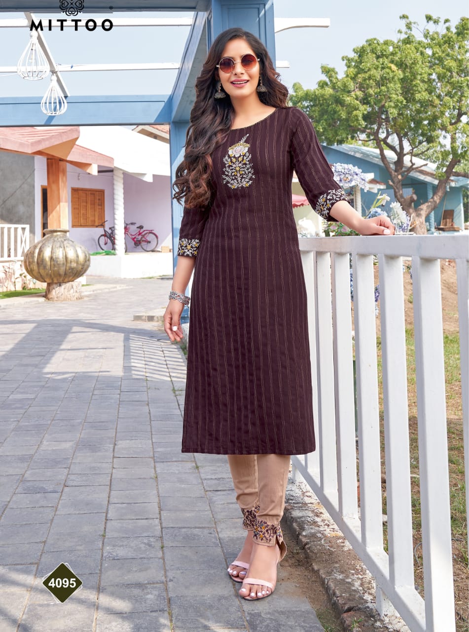 Mittoo Mohini 12 New Designer Ethnic Wear Kurti With Bottom Collection