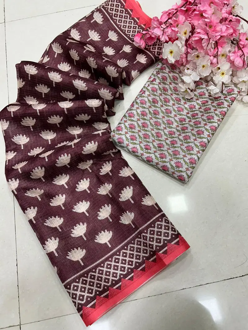 DF 121 Soft Lota Printed Daily Wear Sarees Catalog