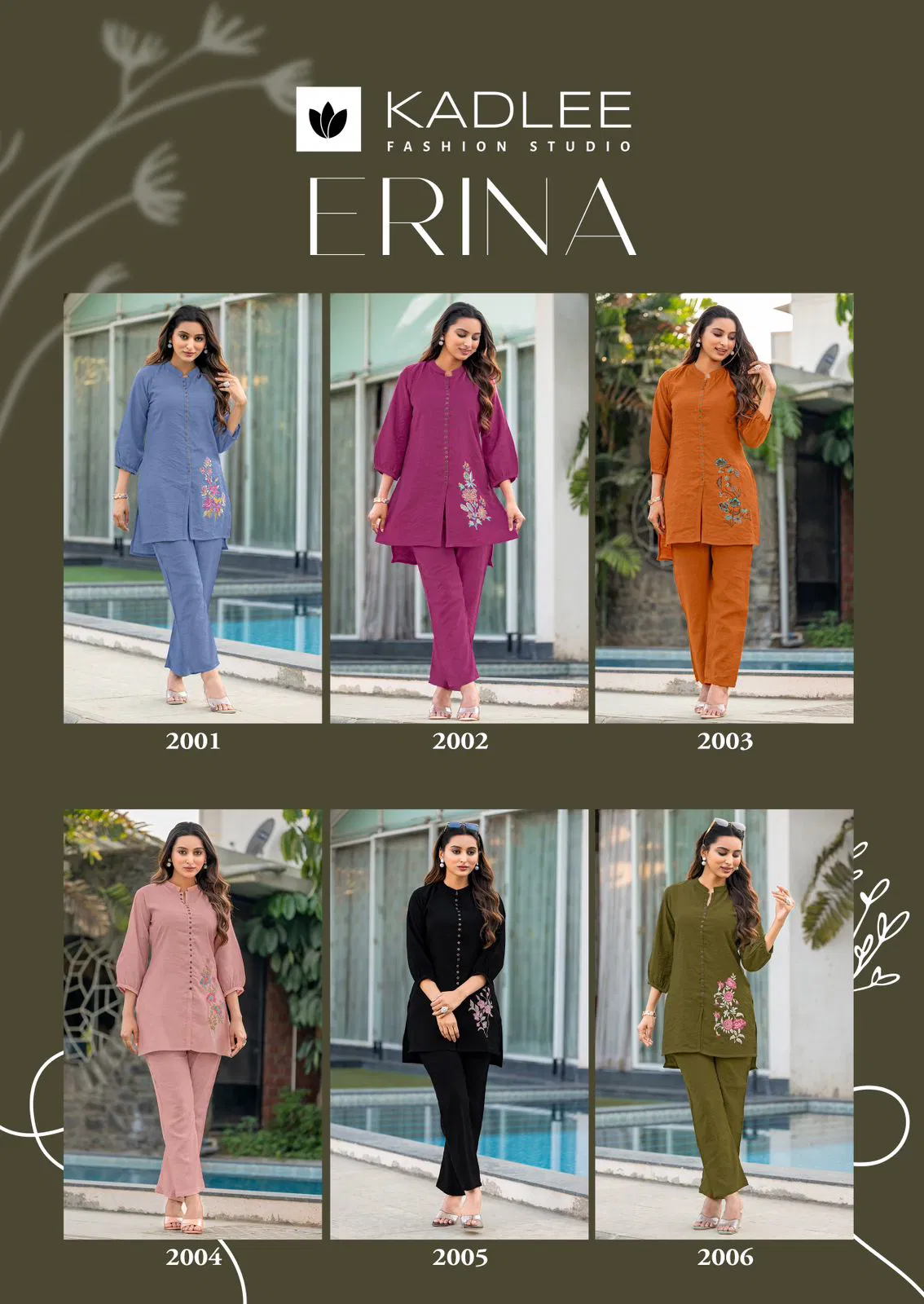 Erina By Kadlee Viscose Crap Co Ord Set Wholesale Shop In Surat