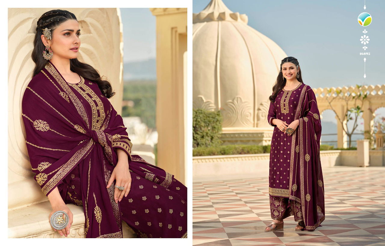 Vinay Kaseesh Glazze Heavy New Exclusive Wear Salwar Jacquard Kameez Collection