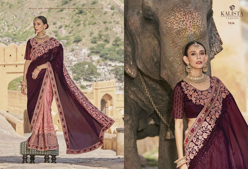 Kalista Khwaab Vol 22 Wedding Wear Designer Silk Saree Catalog