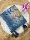 Vt 796 T Soft Linen Digital Printed Stone Work Saree Wholesale Price In Surat
