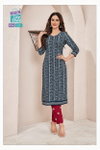 Batik Vol 1 By Mcm Cotton Printed Kurti With Bottom Orders In India

