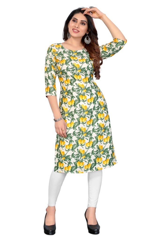 D 31 Daily Wear Crepe Printed  Kurtis Catalog
