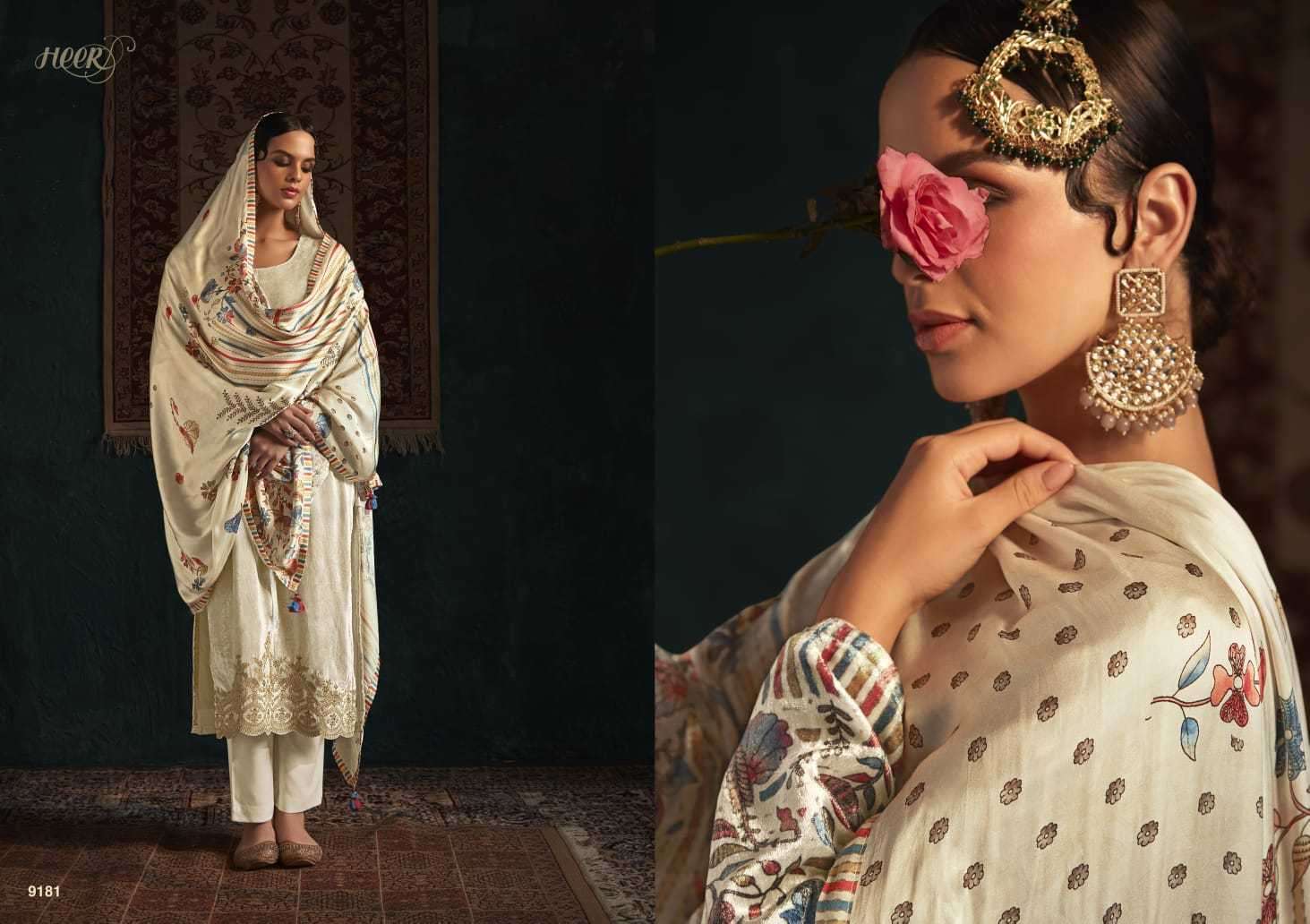 Kimora Heer Salam E Ishq Winter Wear Velvet Printed Suits Catalog
