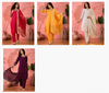 Color Set 8506 Stylish Roman Silk Kurti Bottom With Dupatta Wholesale Clothing Suppliers In India