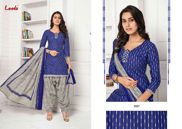 Laado Print 55 Latest Collection Of Daily Wear Printed Pure Cotton Salwar Kameez 