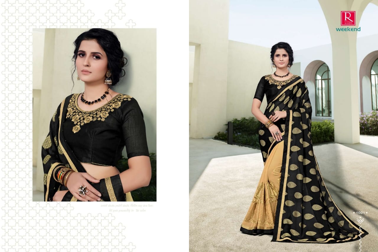 Ranjna Weekend Exclusive Designer Festive Wear Saree Collection 