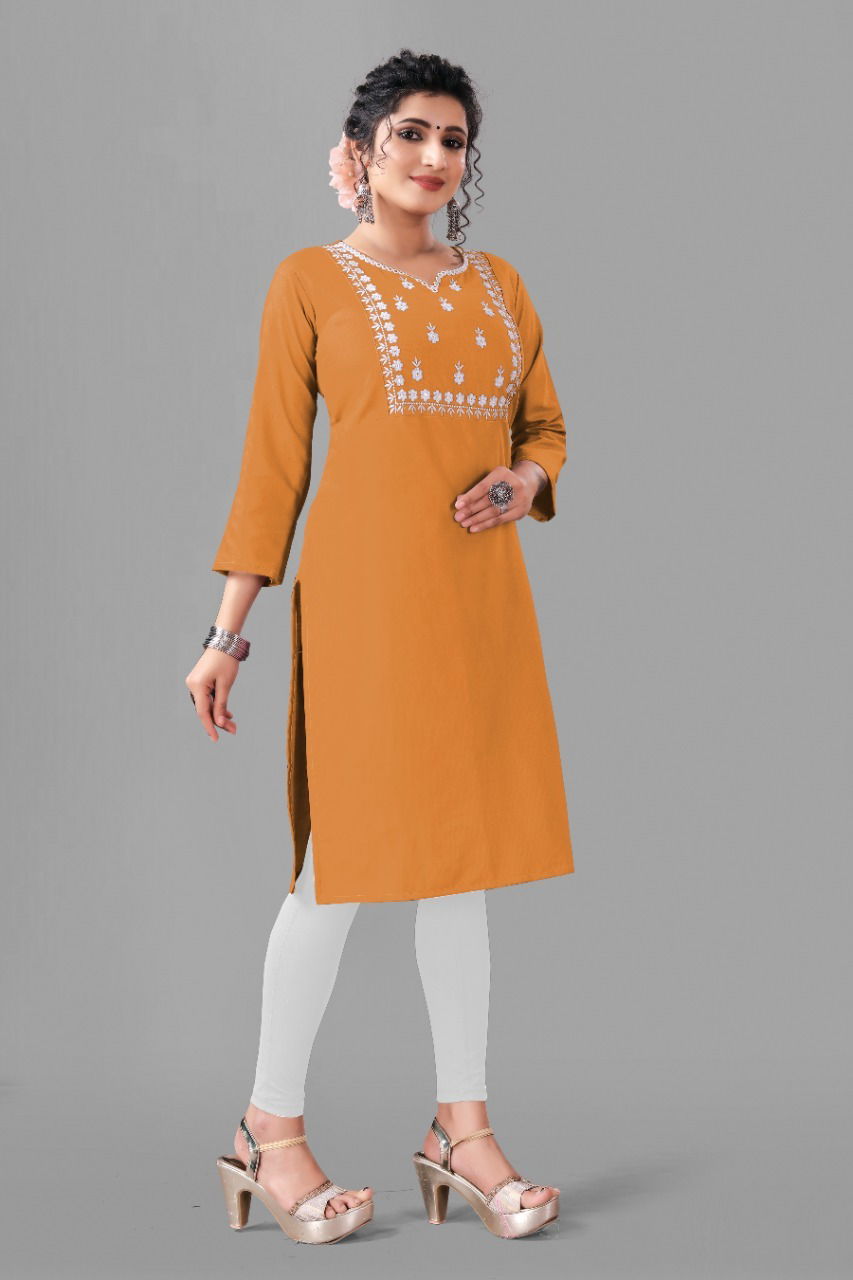 Kiwi Cotton Bland Kurti Catalog