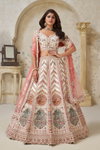 Cream Colour Silk With Designer Lahenga With Blouse Dupatta Wholesale Market In Surat KF 2112