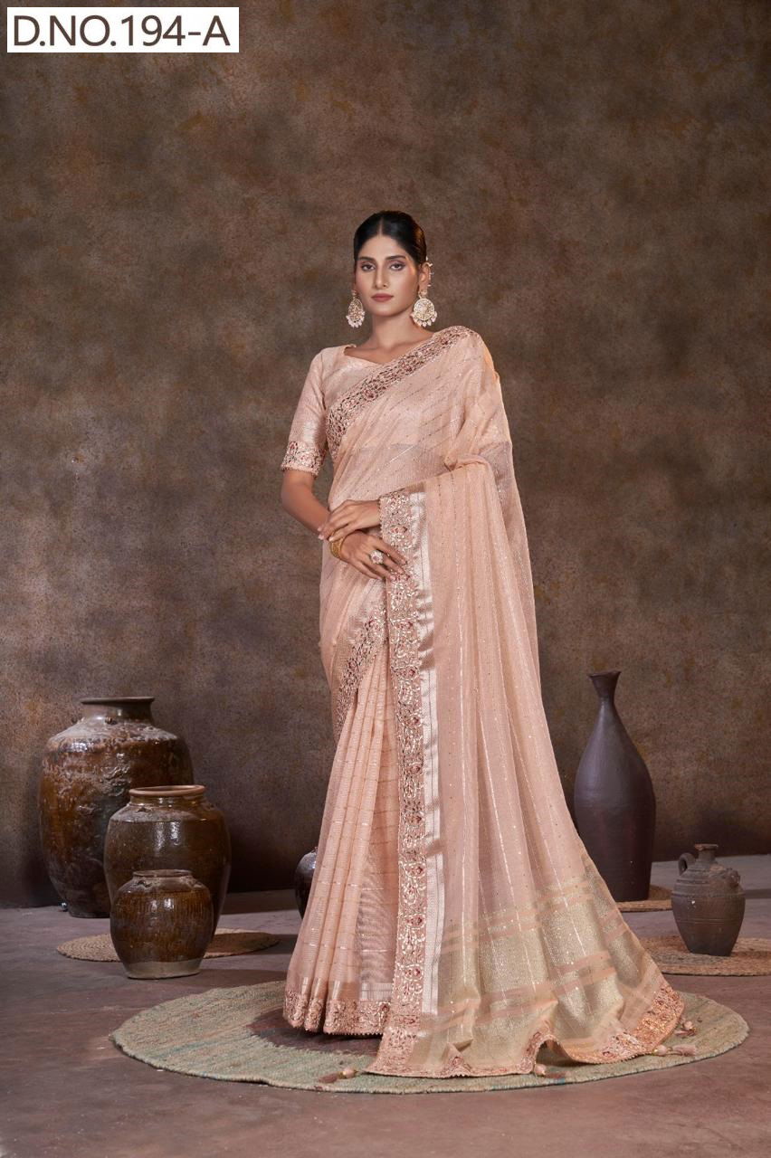 Sumitra 194 A To 194 H Top Dayed Sequins Lining Wholesale Price In Surat