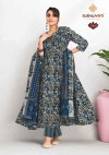 Rashi Vol 3 By Suryajyoti Anarkali Style Kurti With Pant Dupatta Wholesale In India