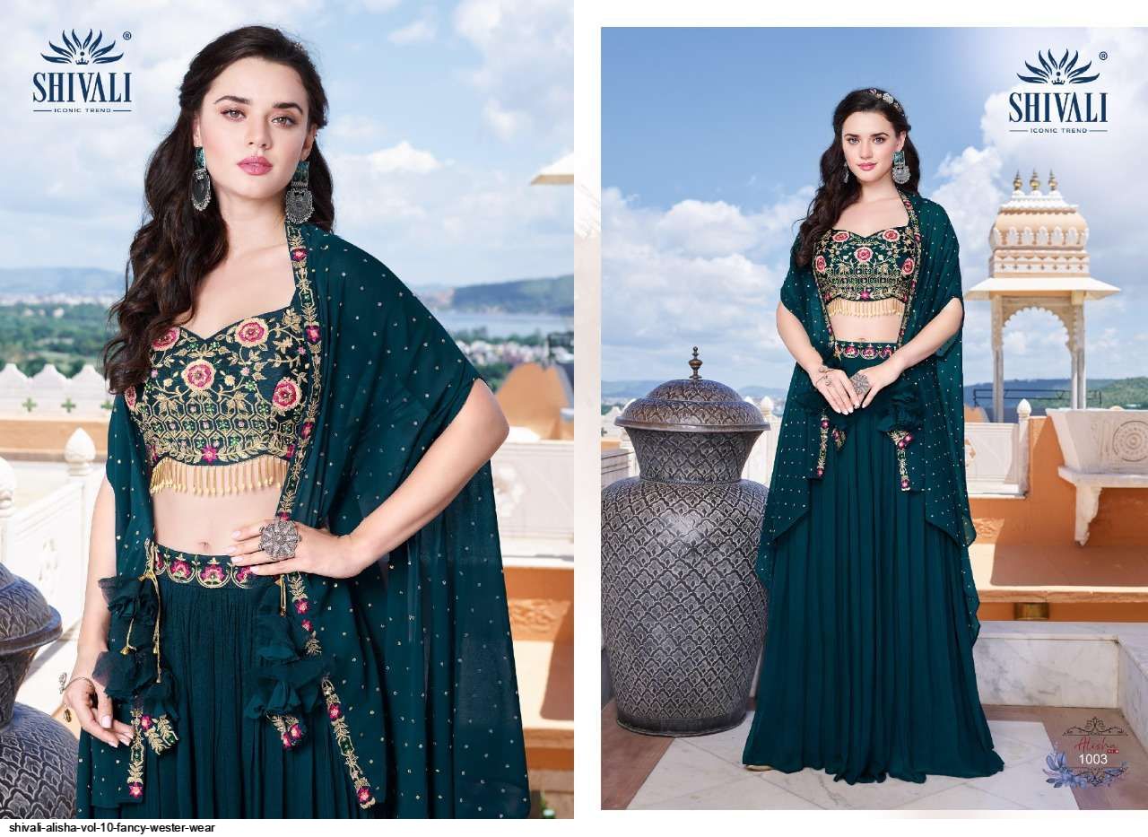 Shivali Alisha 10 Latest Designer Fancy Western Wear Collection