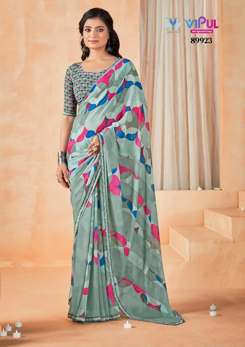 Aardhya Vol 2 By Vipul Weight Less Printed Fancy Saree Wholesalers In Delhi